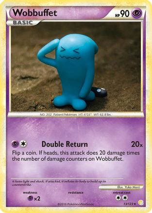 Wobbuffet 013  - Holofoil HeartGold SoulSilver - Holo Rare