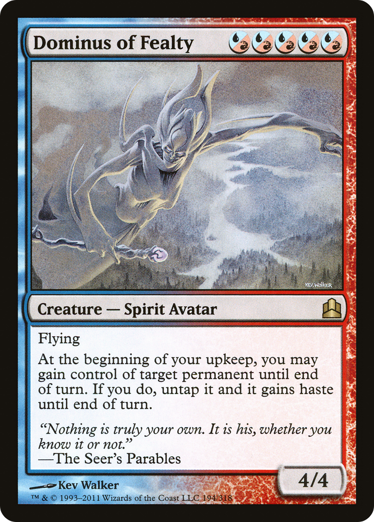 Dominus of Fealty (CMD-194) - Commander 2011