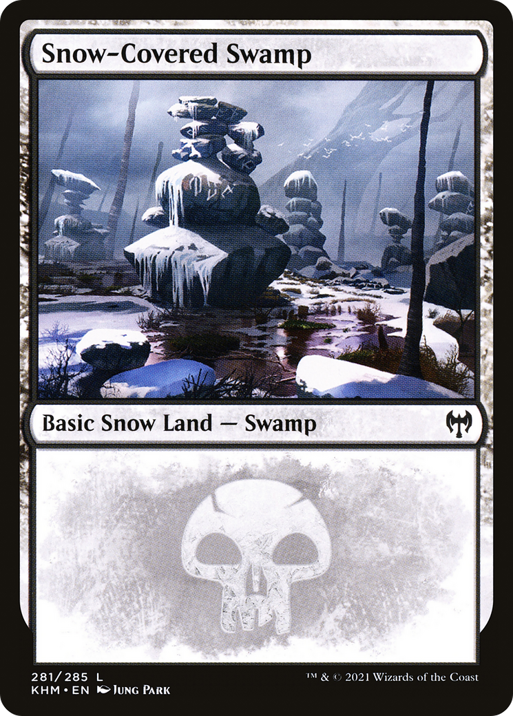 Snow-Covered Swamp (281) (KHM-281) - Kaldheim: (snow) Foil