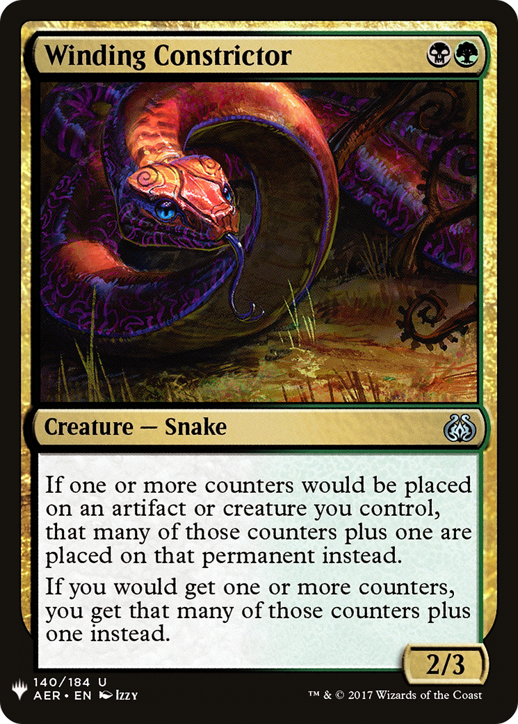 Winding Constrictor (LIST-AER-140) - The List