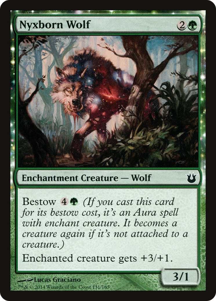 Nyxborn Wolf (BNG-131) - Born of the Gods: (enchantment) Foil