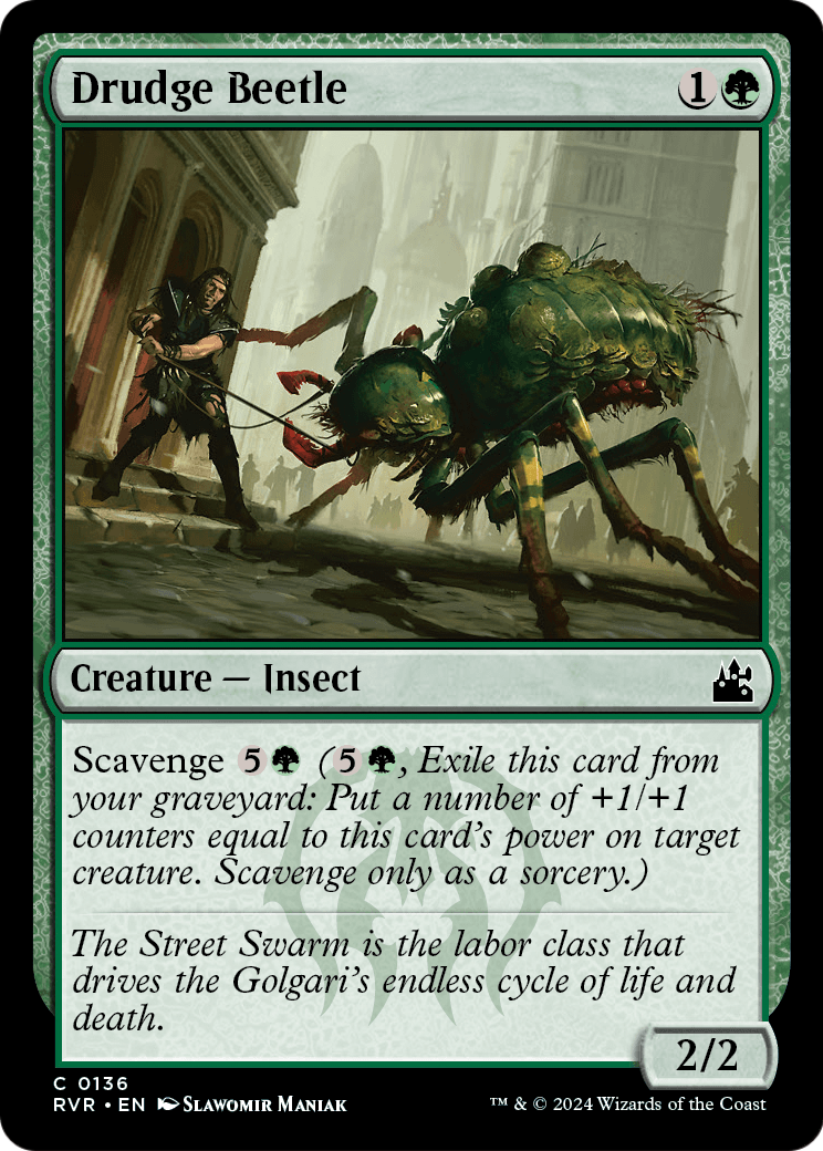 Drudge Beetle (RVR-136) - Ravnica Remastered