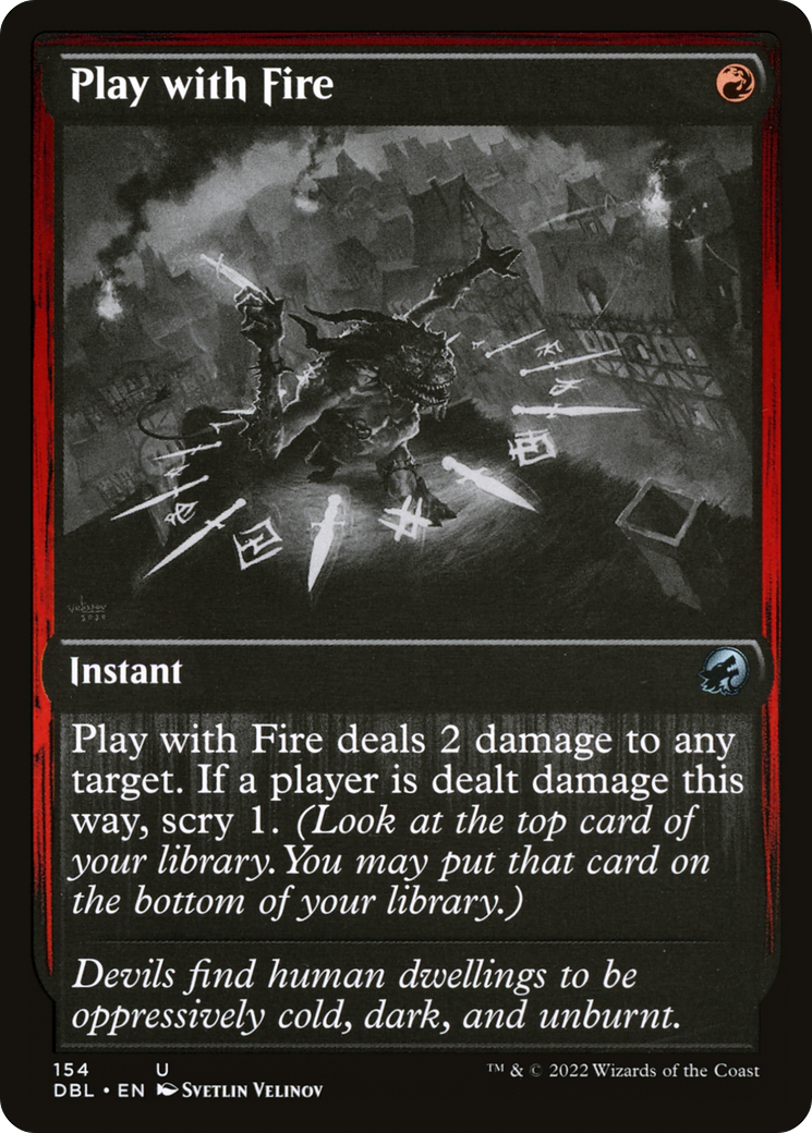 Play with Fire (DBL-154) - Innistrad: Double Feature Foil