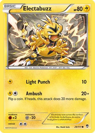 Electabuzz 029  XY  Furious Fists - Common