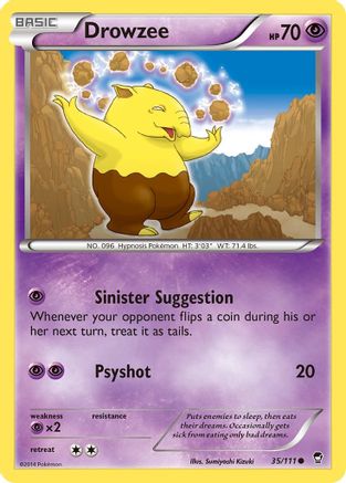 Drowzee 035  XY  Furious Fists - Common