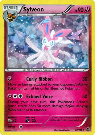 Sylveon - 72/111 (XY Furious Fists)/111  - Holofoil Deck Exclusives - Holo Rare