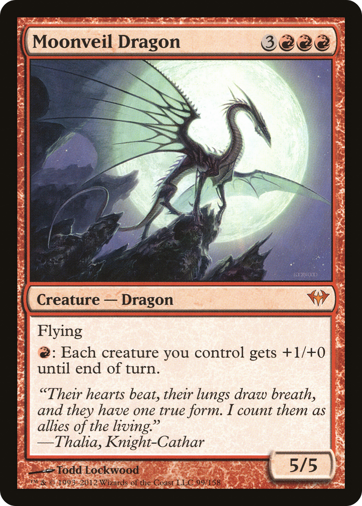 Moonveil Dragon (DKA-099) - Dark Ascension