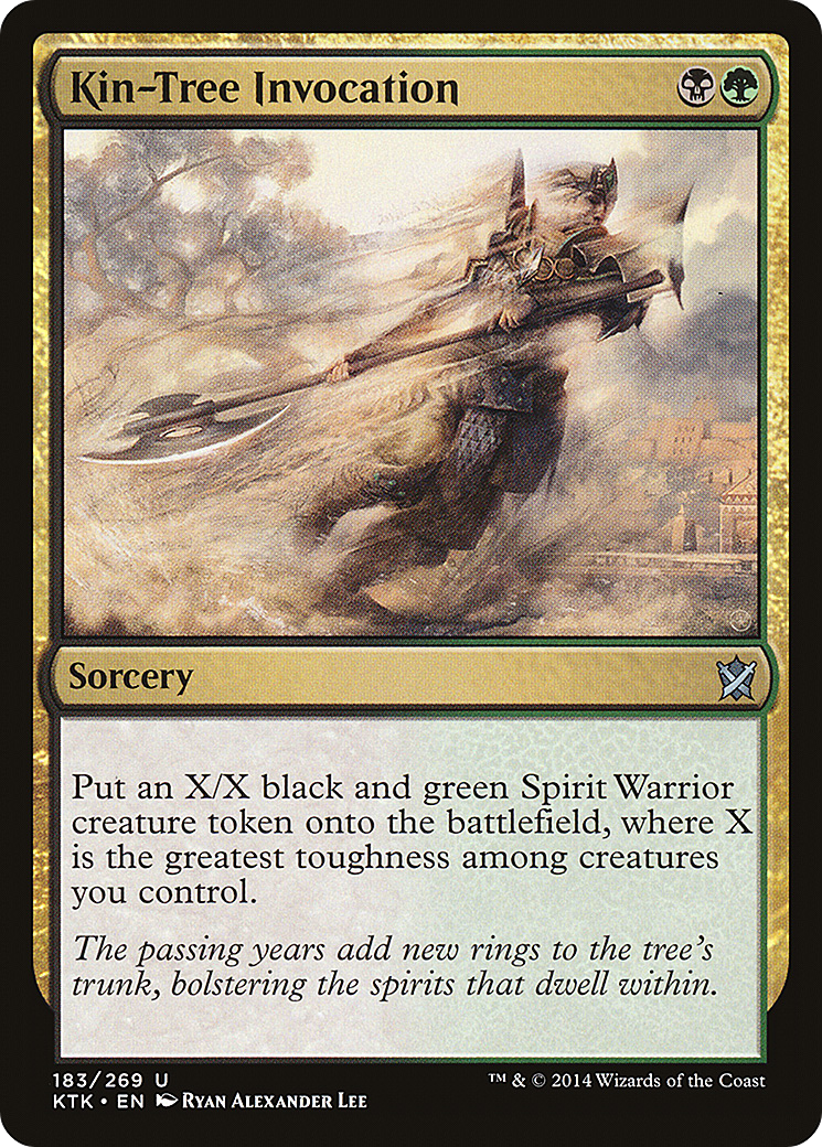 Kin-Tree Invocation (KTK-183) - Khans of Tarkir Foil