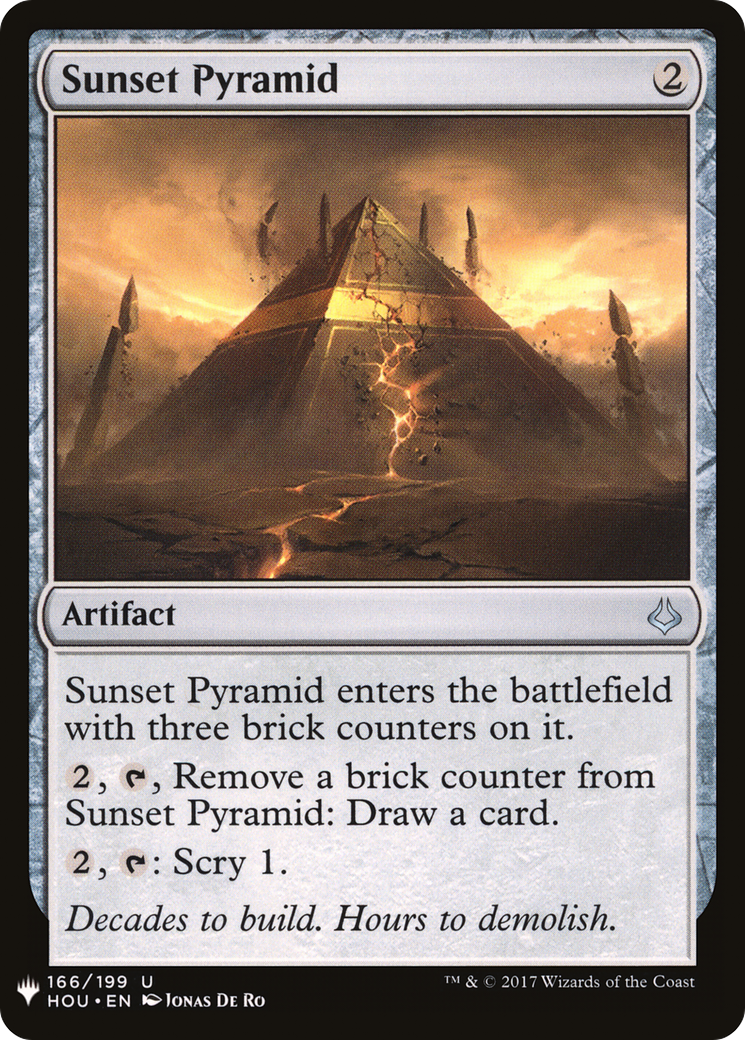Sunset Pyramid (LIST-HOU-166) - The List