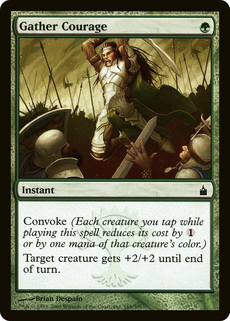 Gather Courage (RAV-165) - Ravnica: City of Guilds Foil