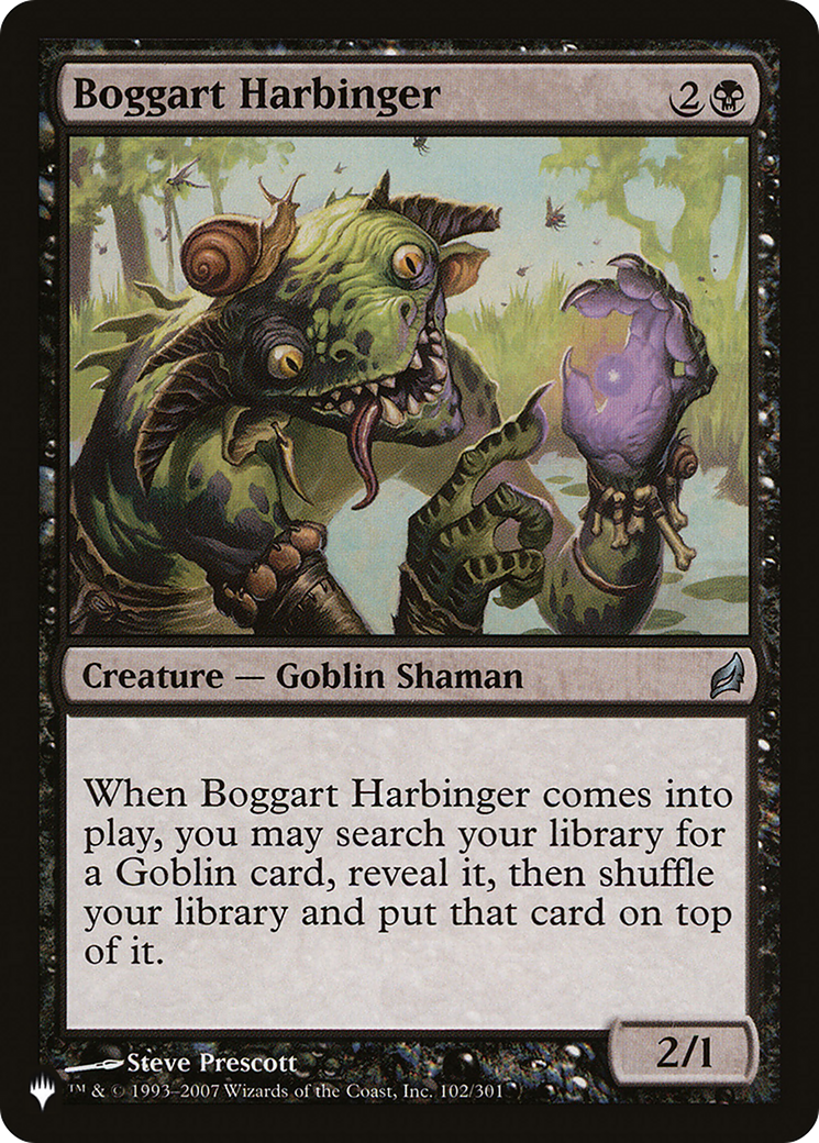Boggart Harbinger (LIST-LRW-102) - The List