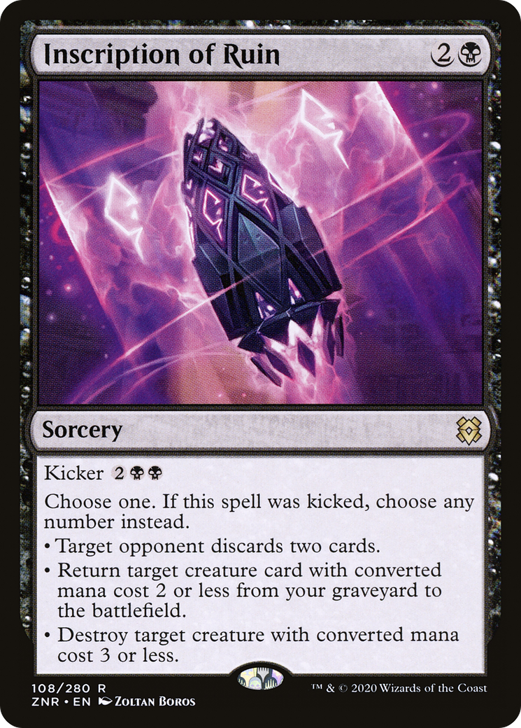 Inscription of Ruin (ZNR-108) - Zendikar Rising
