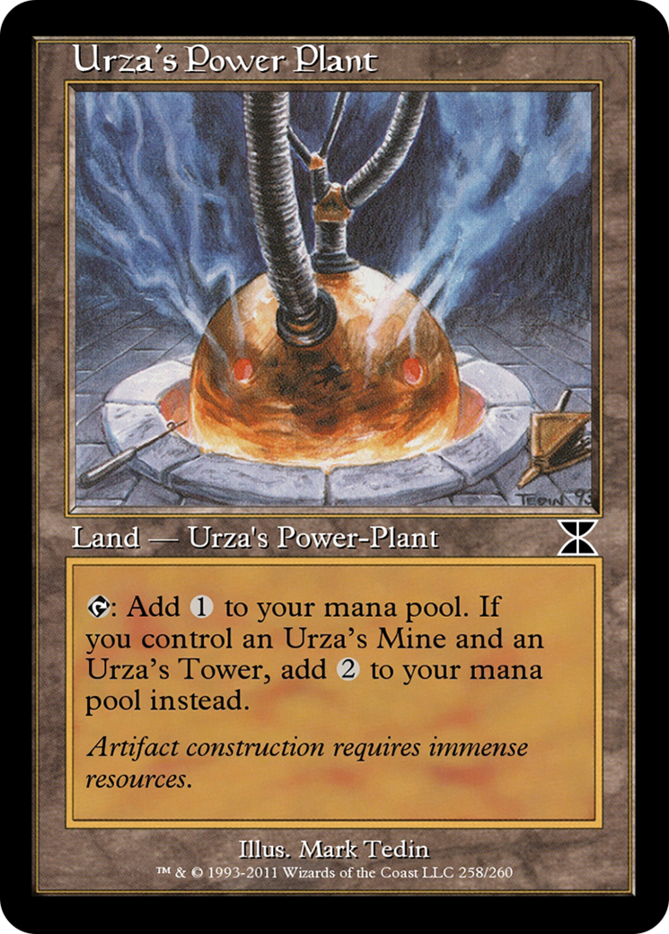 Urza's Power Plant (ME4-258D) - Masters Edition IV