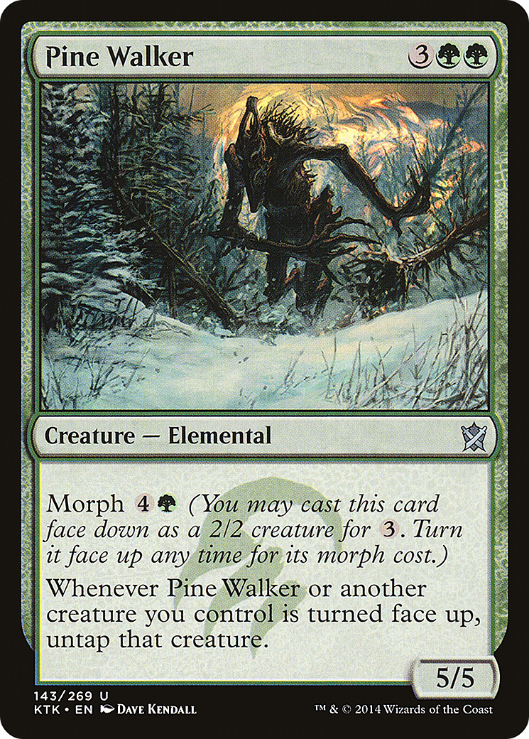 Pine Walker (KTK-143) - Khans of Tarkir Foil