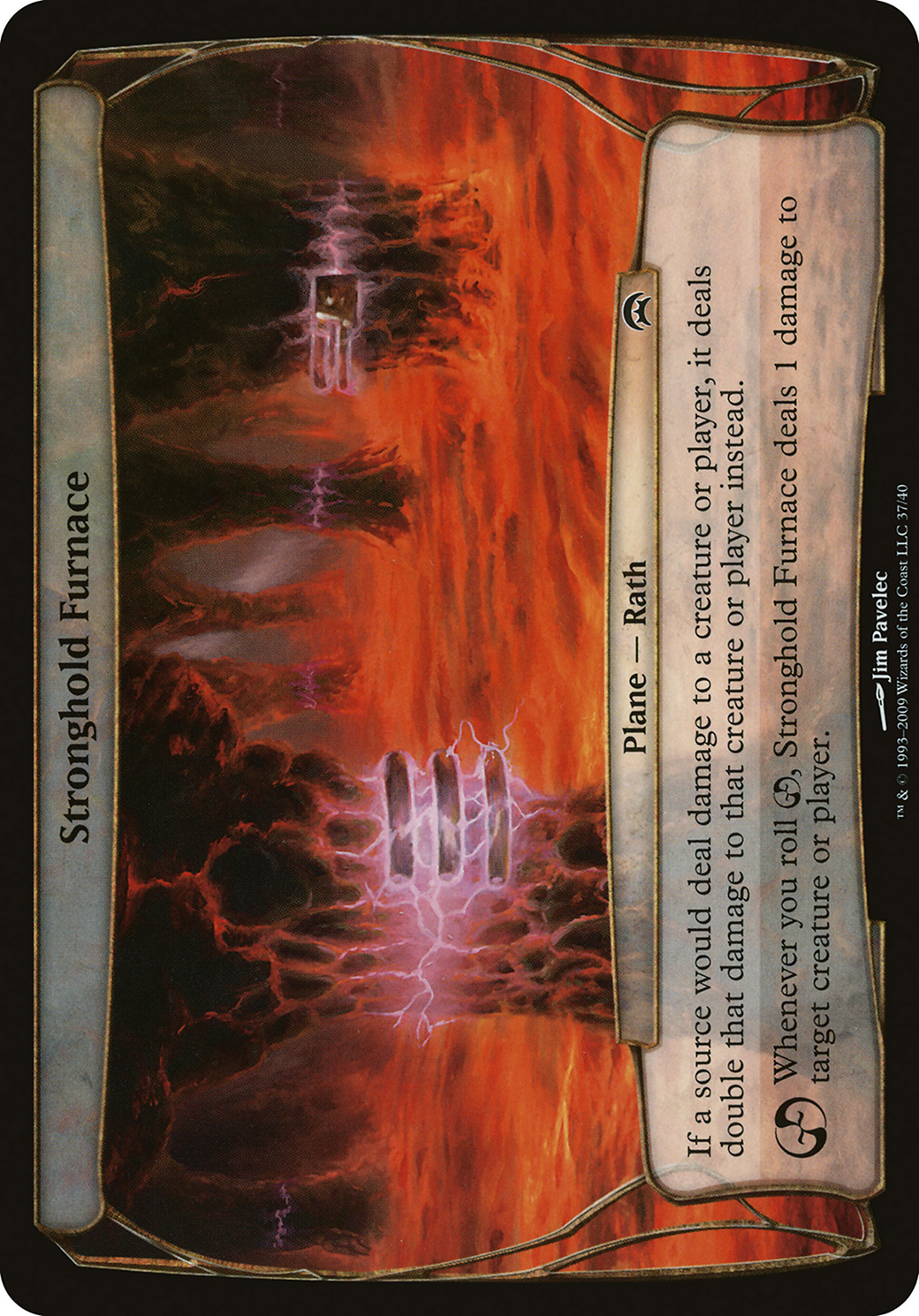 Stronghold Furnace (Planechase) (OVER-) - Planechase Planes