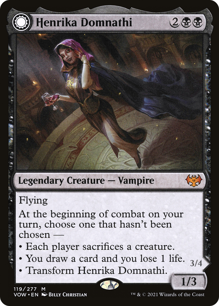 Henrika Domnathi (VOW-119) - Innistrad: Crimson Vow: (Double Faced Transform) Foil