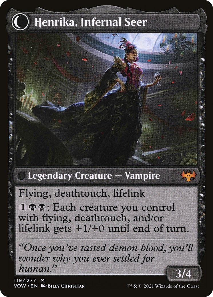 Henrika Domnathi (VOW-119) - Innistrad: Crimson Vow: (Double Faced Transform) Foil