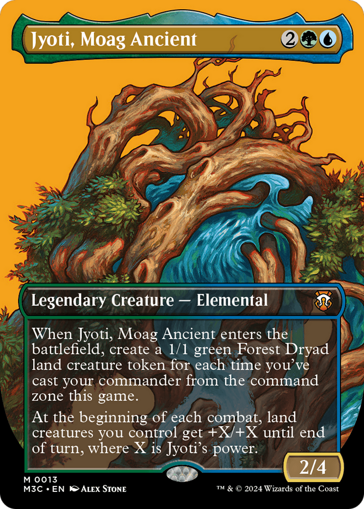 Jyoti, Moag Ancient (Borderless) (M3C-013) - Modern Horizons 3 Commander