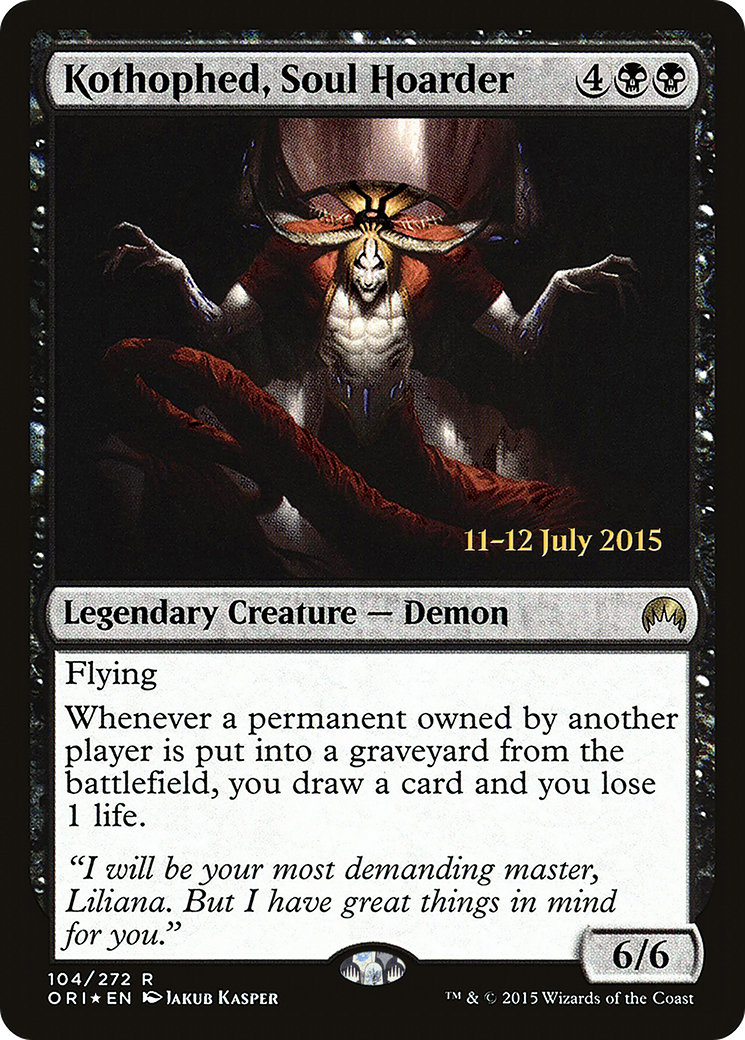 Kothophed, Soul Hoarder (PRE-104S) - Magic Origins Promos Foil