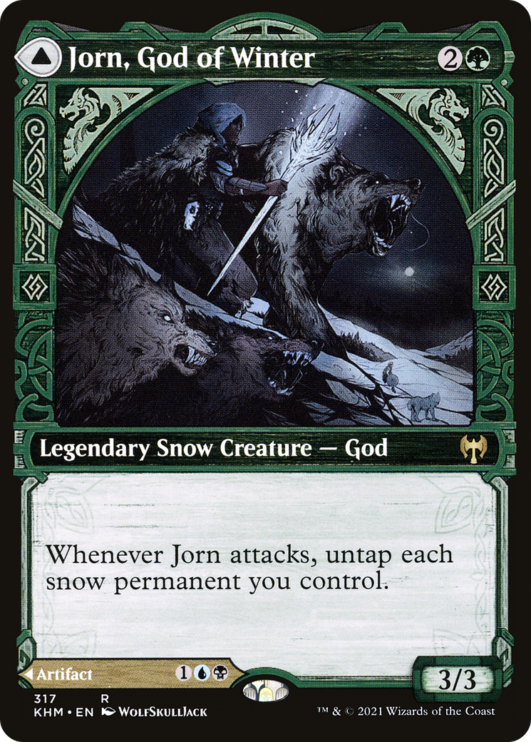 Jorn, God of Winter (Showcase) (KHM-317) - Kaldheim: (Showcase)