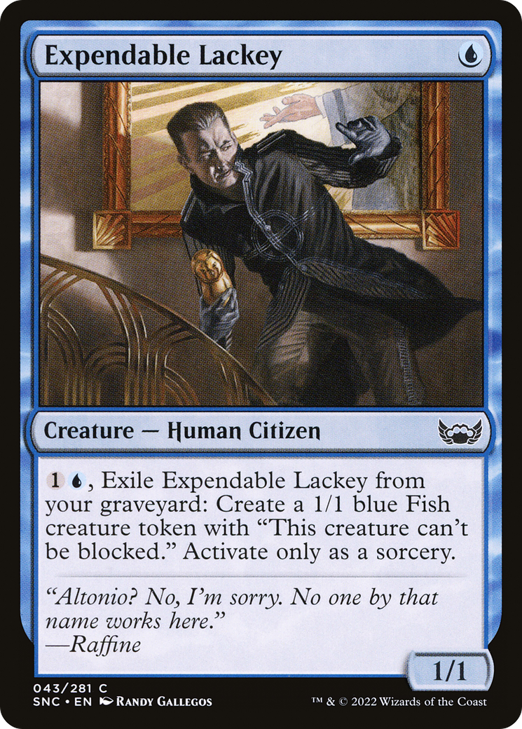 Expendable Lackey (SNC-043) - Streets of New Capenna Foil