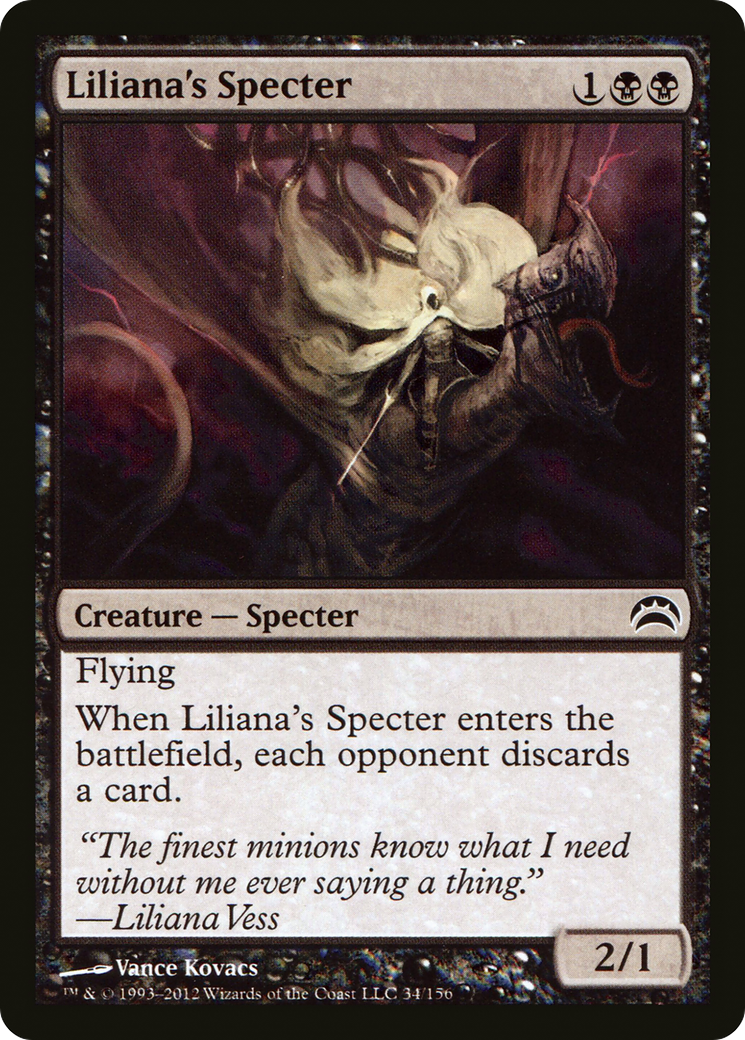 Liliana's Specter (PC2-034) - Planechase 2012 Foil