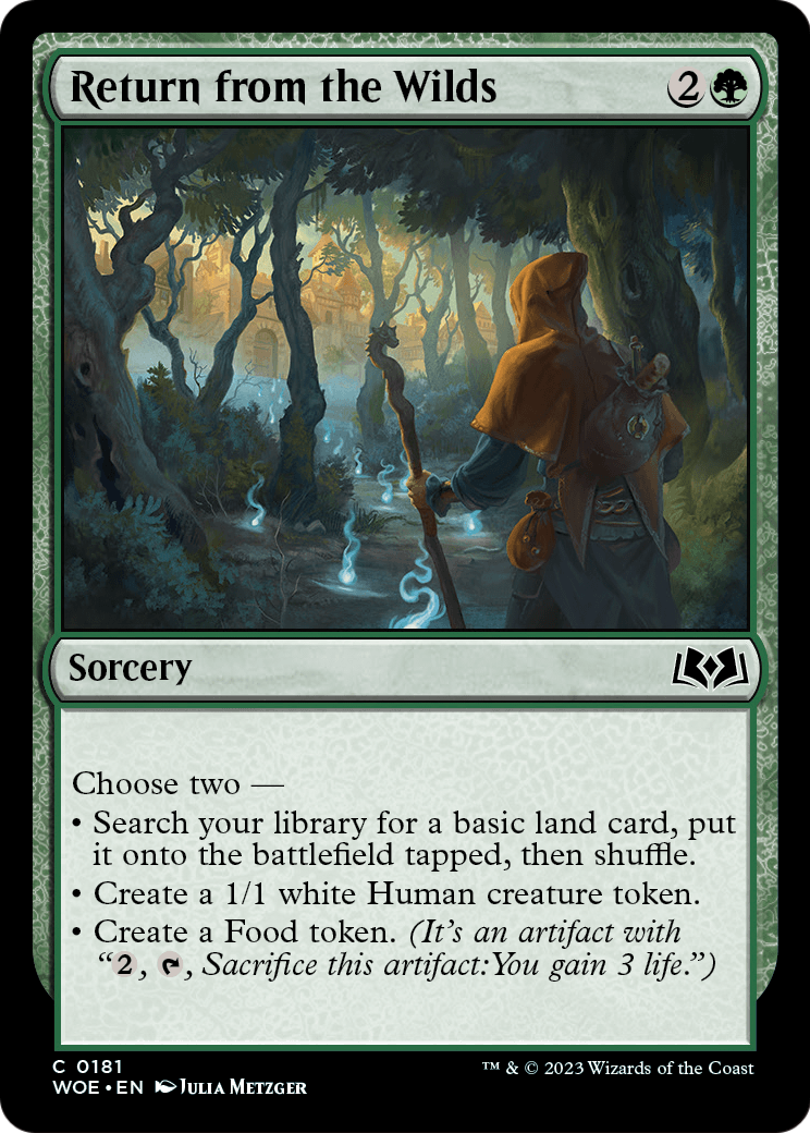 Return from the Wilds (WOE-181) - Wilds of Eldraine Foil