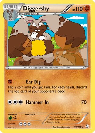 Diggersby  XY  Primal Clash - Rare