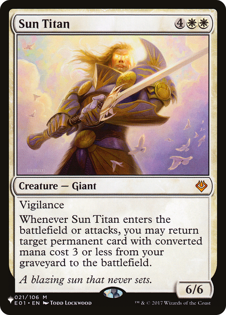 Sun Titan (LIST-E01-21) - The List