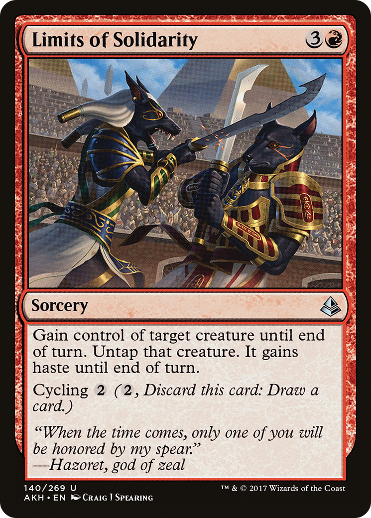 Limits of Solidarity (AKH-140) - Amonkhet