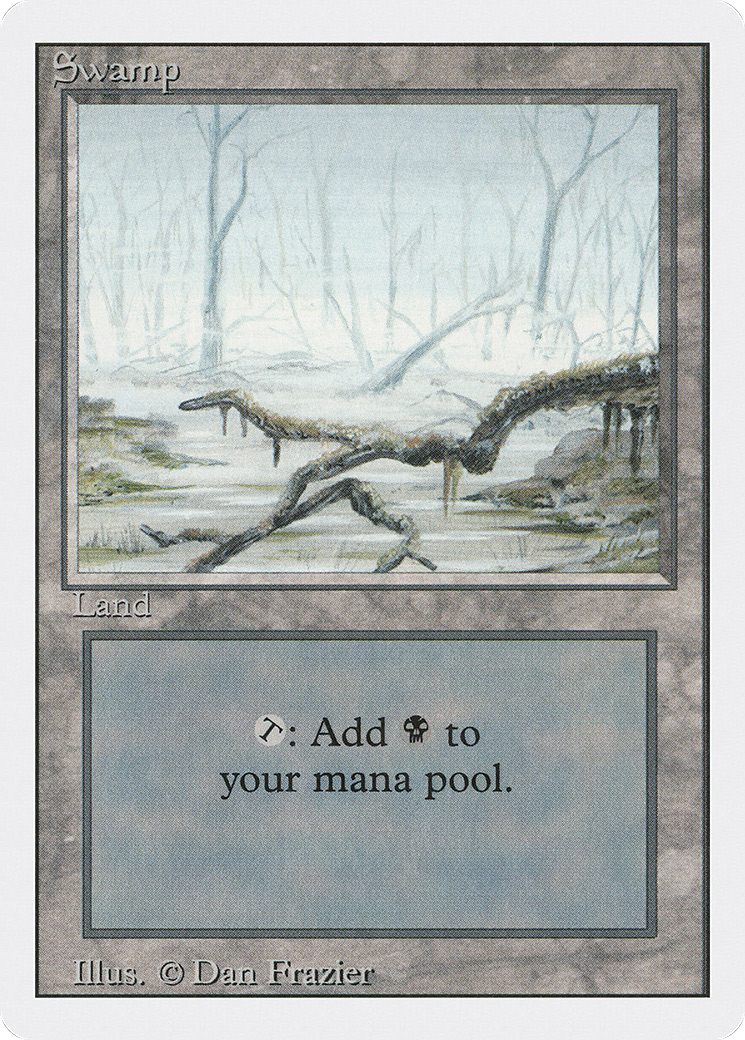 Swamp (A) (3ED-299) - Revised Edition