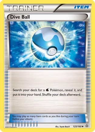 Dive Ball 125  XY  Primal Clash - Uncommon