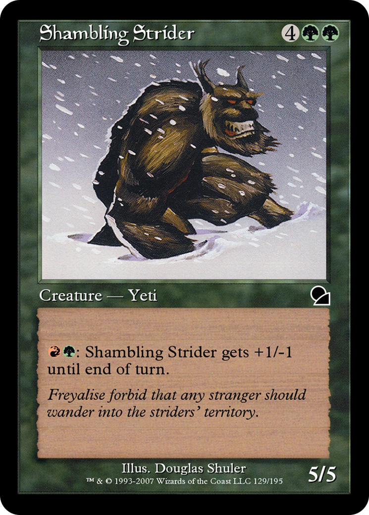 Shambling Strider (ME1-129) - Masters Edition Foil