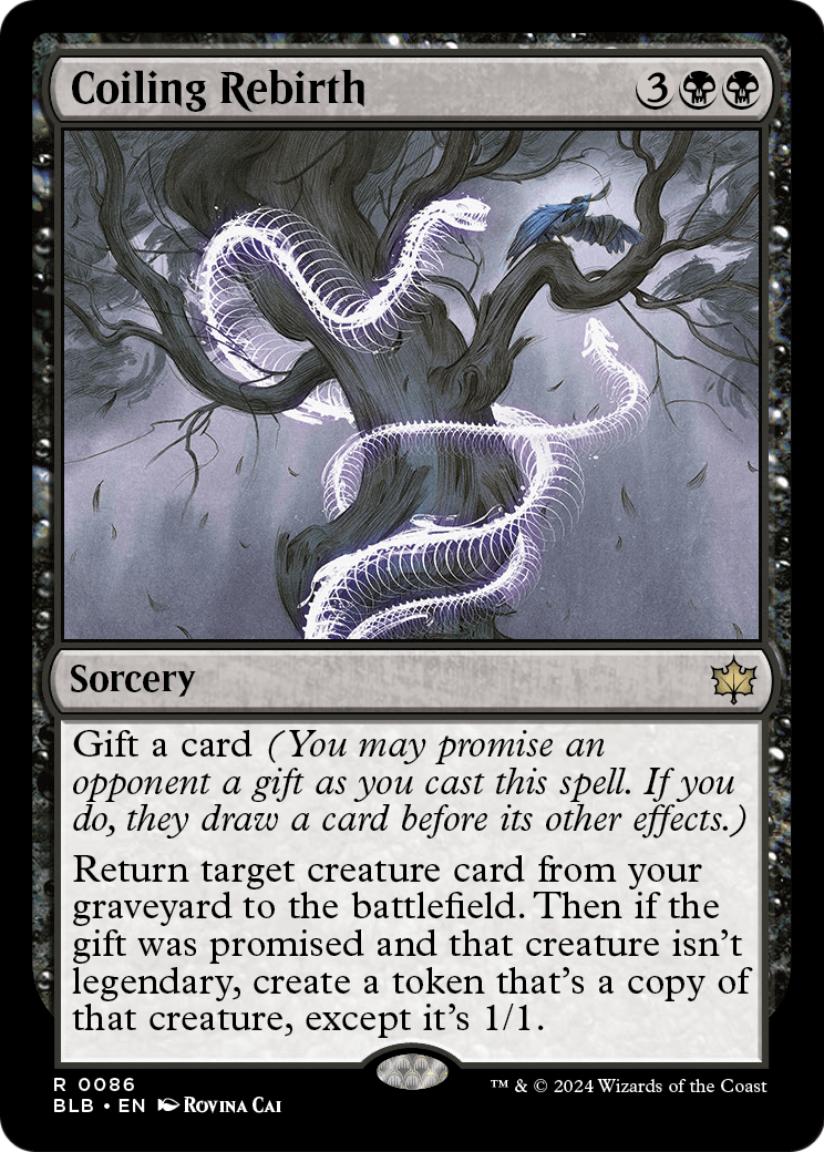Coiling Rebirth (BLB-086) - Bloomburrow Foil