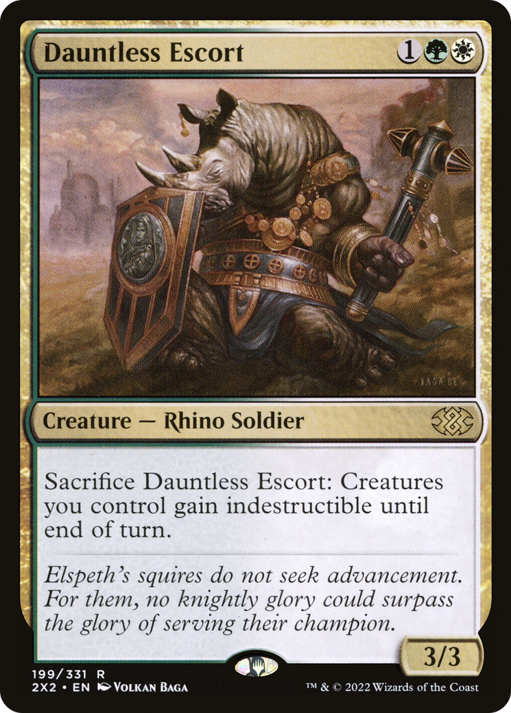 Dauntless Escort (2X2-199) - Double Masters 2022