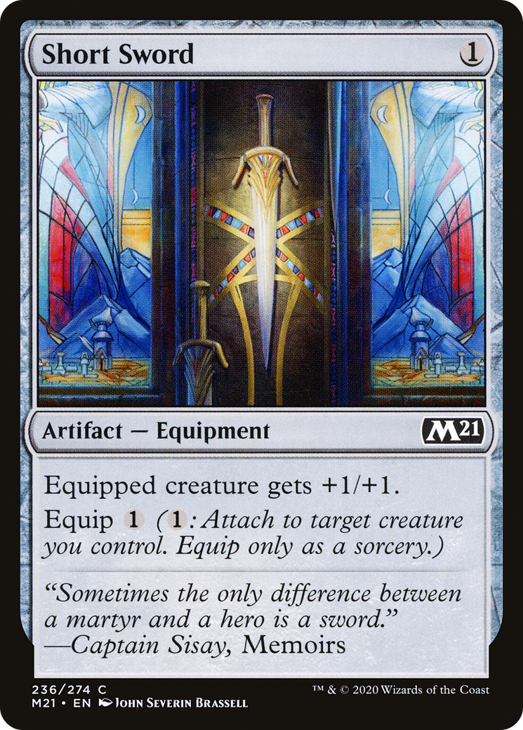 Short Sword (M21-236) - Core Set 2021 Foil