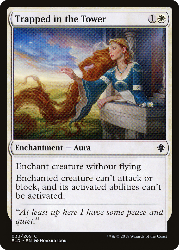 Trapped in the Tower (ELD-033) - Throne of Eldraine