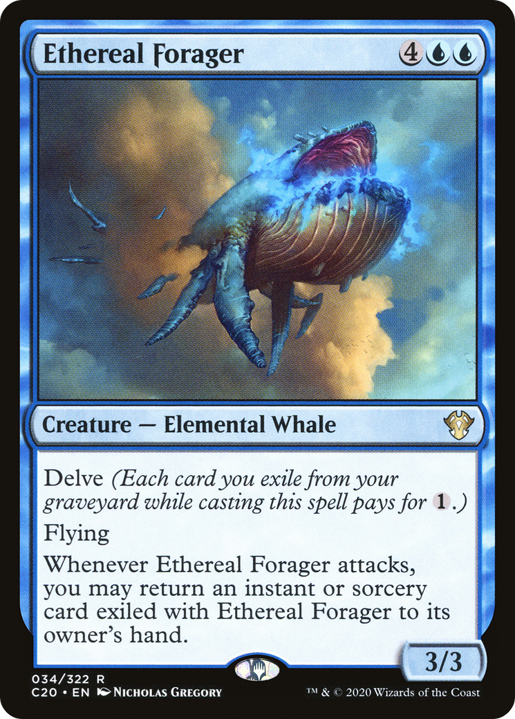 Ethereal Forager (C20-034) - Commander 2020
