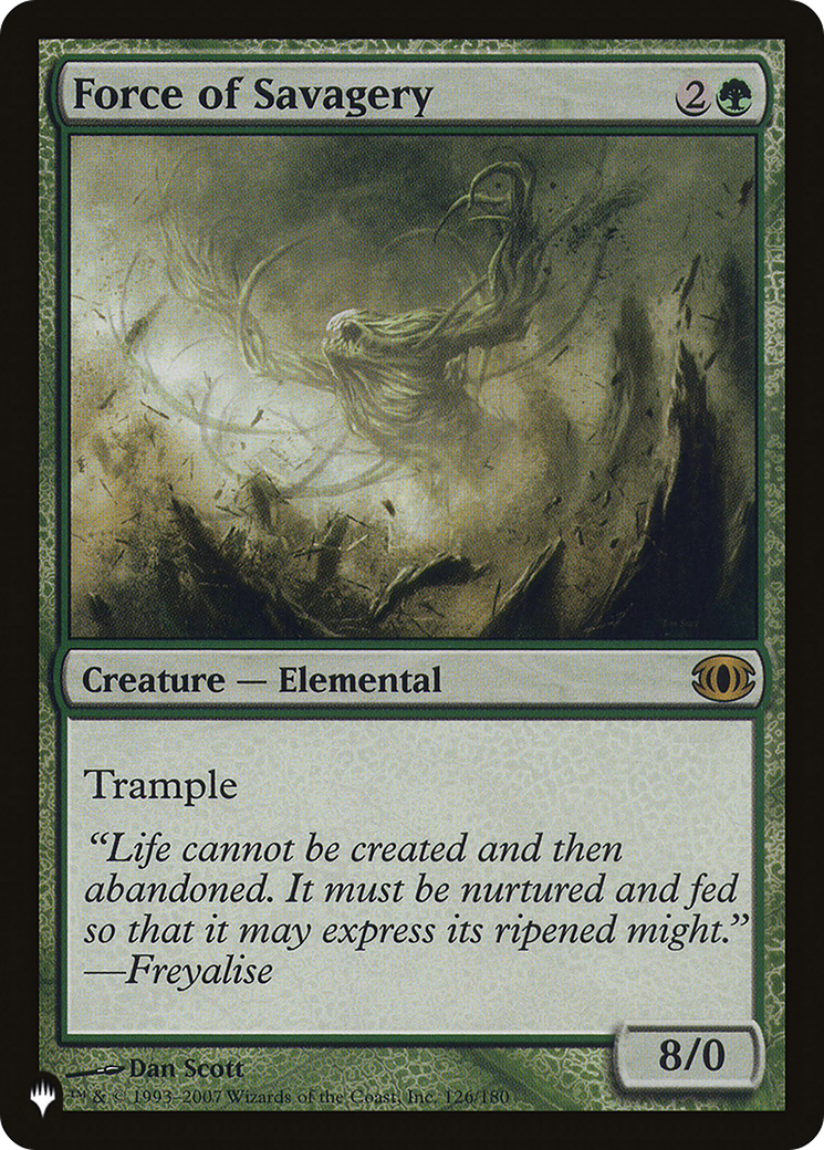 Force of Savagery (LIST-FUT-126) - The List