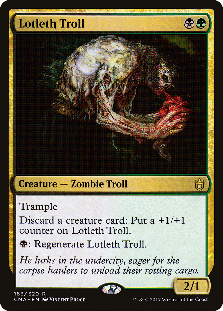 Lotleth Troll (CMA-183) - Commander Anthology