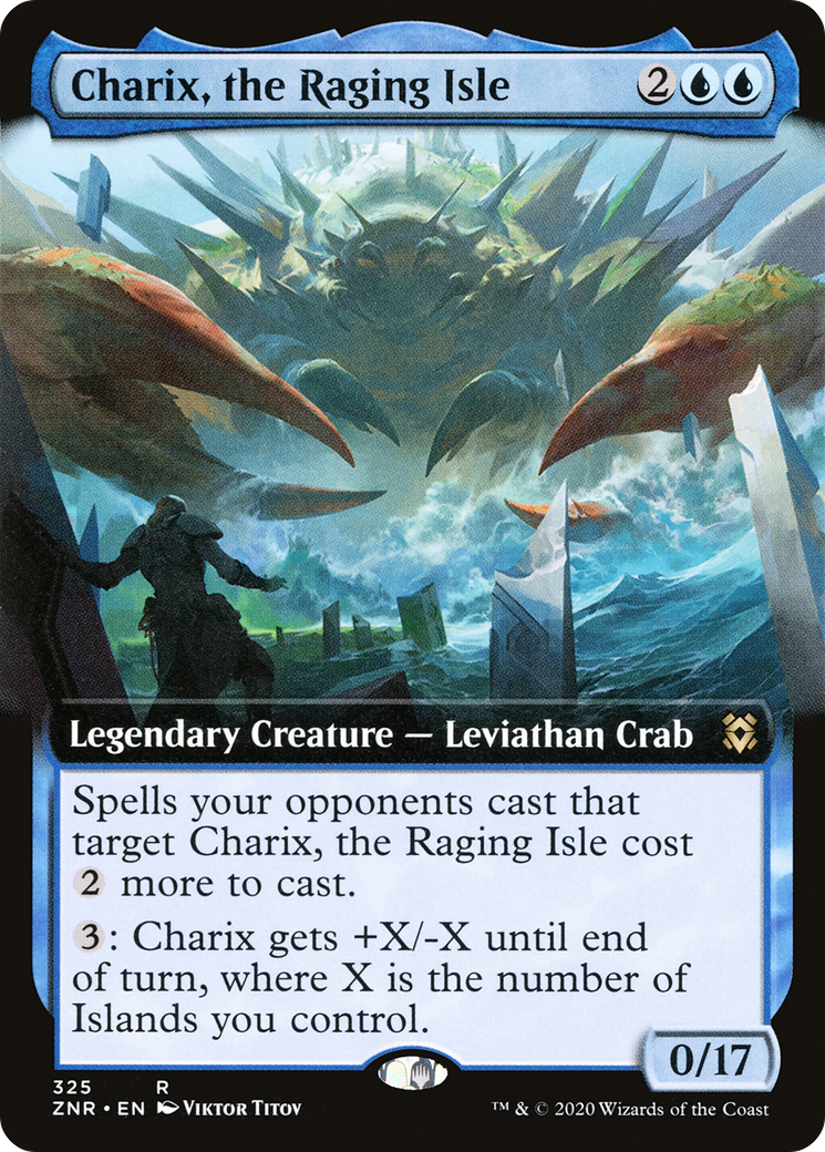 Charix, the Raging Isle (Extended Art) (ZNR-325) - Zendikar Rising: (Extended Art) Foil