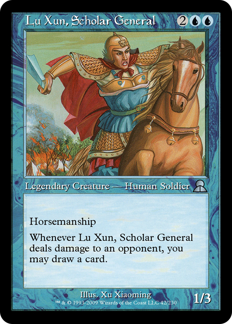 Lu Xun, Scholar General (ME3-042) - Masters Edition III