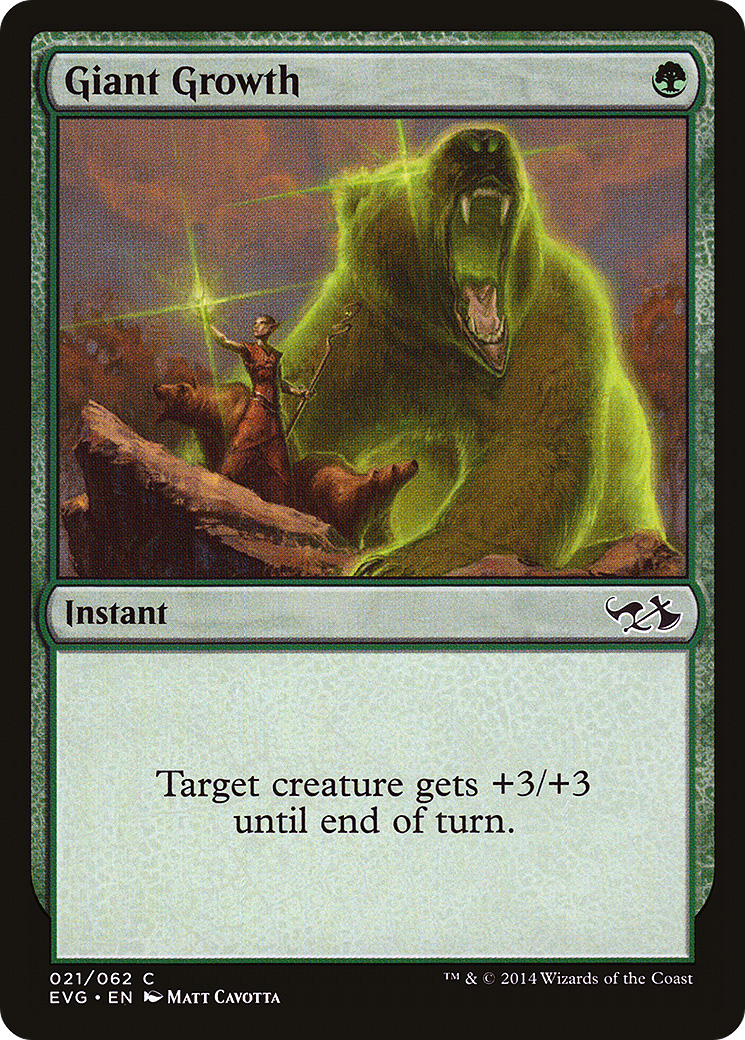 Giant Growth (Goblins vs Elves) (DD3-) - Duel Decks Anthology: Elves vs. Goblins