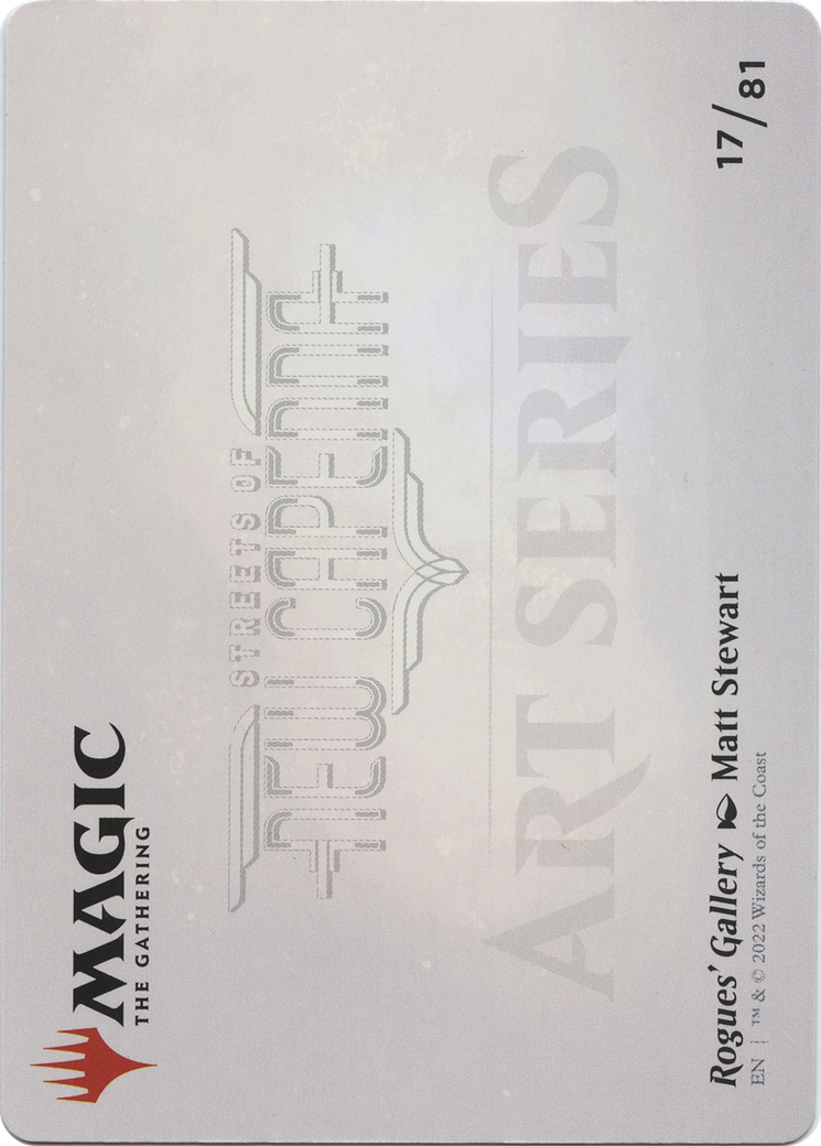 Rogues' Gallery // Rogues' Gallery (ASNC-017) - New Capenna Art Series (Borderless) Foil