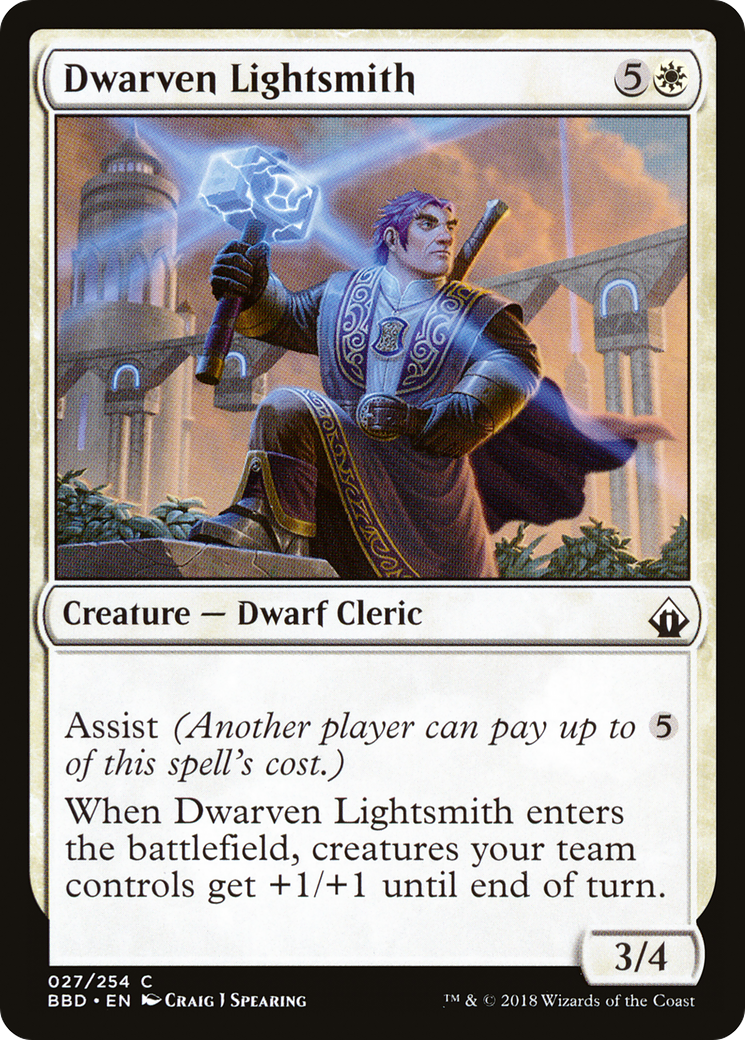 Dwarven Lightsmith (BBD-027) - Battlebond Foil