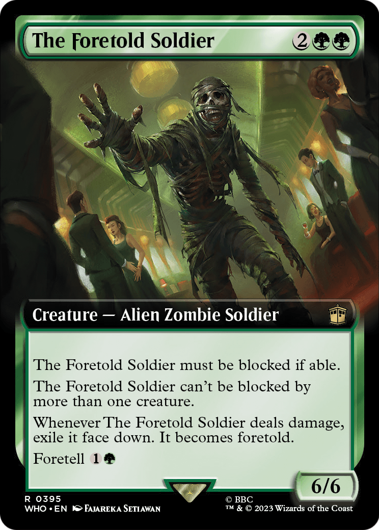 The Foretold Soldier (Extended Art) (WHO-395) - Doctor Who: (Extended Art) Foil