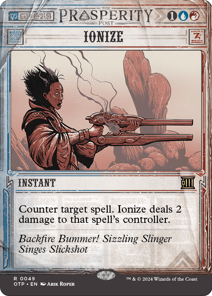 Ionize (OTP-049) - Breaking News: (Showcase) (Borderless) Foil