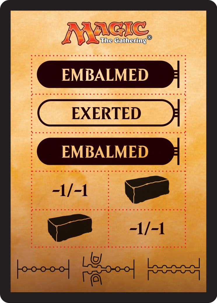 Punch Card Token (AKH-000) - Amonkhet Tokens Foil