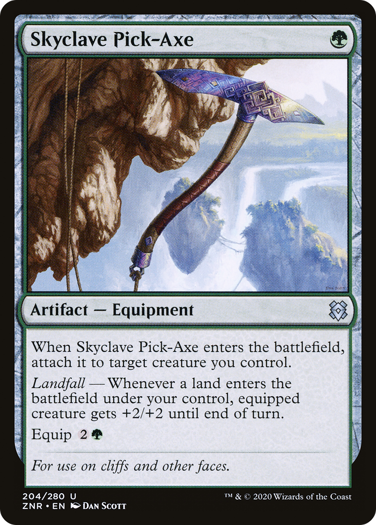 Skyclave Pick-Axe (ZNR-204) - Zendikar Rising Foil