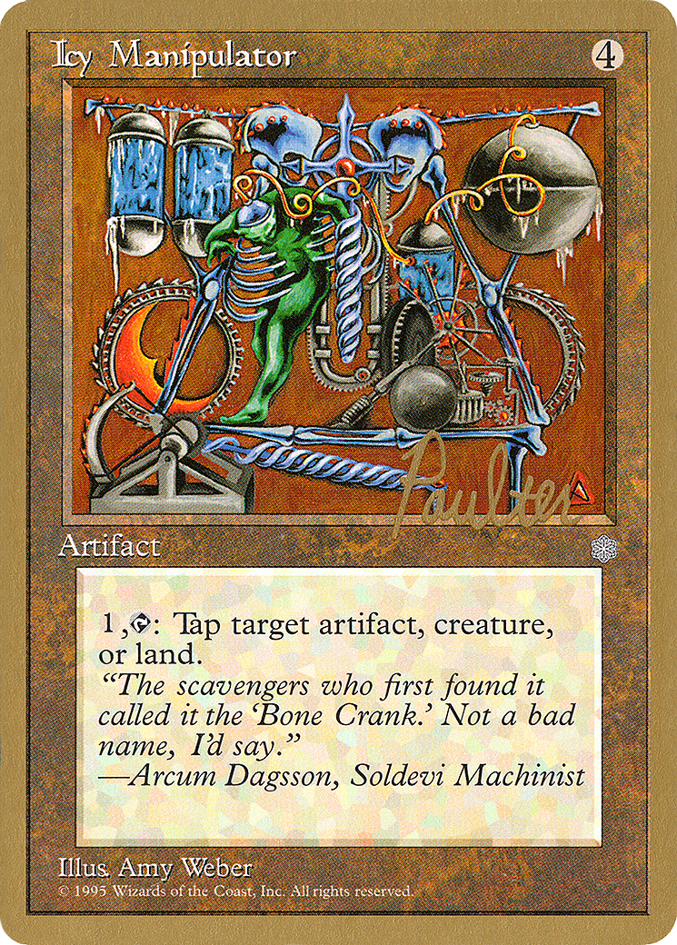 Icy Manipulator - 1996 Preston Poulter (ICE) (WCD-) - Pro Tour Collector Set